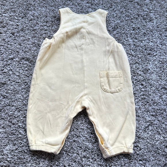 Vintage Cherokee Baby Romper Butter Yellow Sleeveless One Piece Outfit Infant - Picture 2 of 7